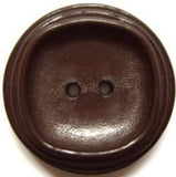 B6413 34mm Congo Brown 2 Hole Button - Ribbonmoon
