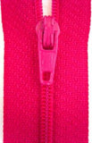 Z3119 18cm Deep Shocking Pink Nylon No.3 Closed End Zip - Ribbonmoon