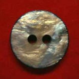 B4196 16mm Nacre Shell Effect Irridesccent 2 Hole Button - Ribbonmoon