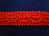 FT1046 19mm Deep Orange Braid Trimming - Ribbonmoon