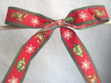 R5573 22mm Tough Paper Based Stitchable Christmas Design Ribbon - Ribbonmoon