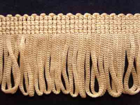 FT1005 40mm Creamy Peach Looped Dress Fringe - Ribbonmoon