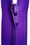 Z4833 Optilon 25cm Purple Nylon No.5 Open End Zip - Ribbonmoon