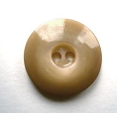B17929 18mm Tonal Beige with a Shimmer Centre Gloss 2 Hole Button - Ribbonmoon