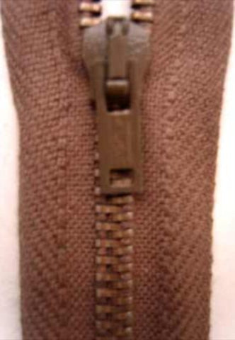 Z0989 50cm French Beige Metal Teeth No.3 Open End Zip - Ribbonmoon