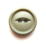 B9103 16mm Khaki Green Soft Sheen 2 Hole Button - Ribbonmoon