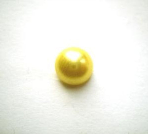 B11904 9mm Metallic Yellow Half Ball Shank Button - Ribbonmoon
