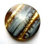 B11891 20mm Frosted Browns and Semi Pearlised Shank Button - Ribbonmoon