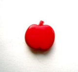 B11931 14mm Red Apple Shape Nylon Novelty Shank Button