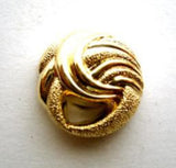 B9314 18mm Metallic Gold Gilded Poly Shank Button - Ribbonmoon