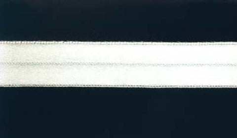 E114 15mm White Over Edge Soft Elastic Binding