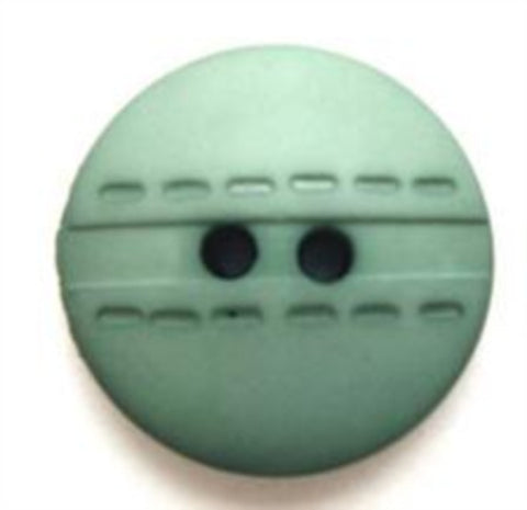 B7997 19mm Grey Green Matt 2 Hole Button - Ribbonmoon