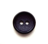 B10097 14mm Dark Aubergine Matt Centre 2 Hole Button - Ribbonmoon