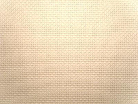Aida 100% Cotton Needlework Fabric, Cream 14 Count, 25cm x 33cm - Ribbonmoon