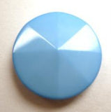 B13761 19mm Light Blue Shank Button Sections Rising to Centre Point - Ribbonmoon