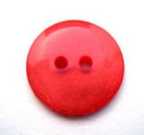 B15190 18mm Tonal Shimmery Salsa under Clear Surface 2 Hole Button