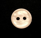 B8048 11mm Oyster Cream Pearlised Vivid Shimmery 2 Hole Button - Ribbonmoon