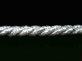 C209 7mm Silver Metallic Crepe Cord