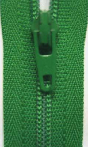Z3412 YKK 56cm Deep Green Nylon No.3 Closed End Zip - Ribbonmoon