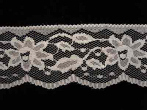 L411 54mm White Flat Lace - Ribbonmoon