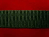 WEB30 20mm Forest Green Polypropylene Webbing - Ribbonmoon