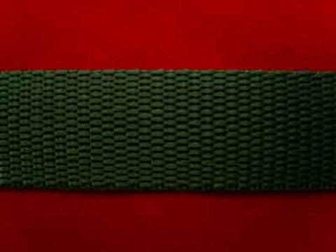 WEB30 20mm Forest Green Polypropylene Webbing - Ribbonmoon