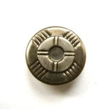 B12687 16mm Gun Metal Jeans Type Shank Button - Ribbonmoon