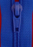 Z2680 61cm Royal Blue Nylon No.5 Open End Zip - Ribbonmoon