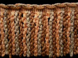 FT595 135mm Peach, Pale Beige and Pale Brown Bullion Fringe - Ribbonmoon