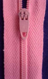 Z0388 46cm Dark Rose Pink Nylon No.3 Closed End Zip - Ribbonmoon