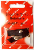 Black Multi Purpose Shoulded Strap Retainer