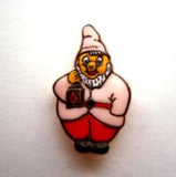 B14162 20mm Gnome Shaped Novelty Childrens Shank Button - Ribbonmoon