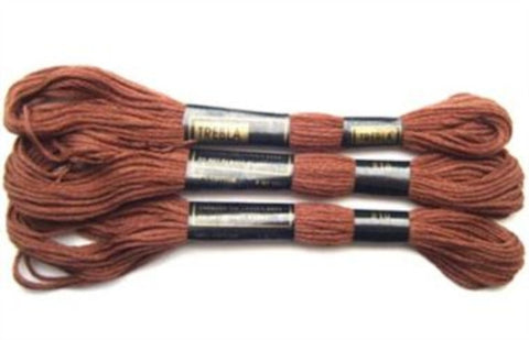 S810 8 Metre Skein Cotton Embroidery Thread, 6 Strand Colourfast - Ribbonmoon