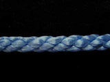 C303 6mm Crepe Cord by British Trimmings. Dusky Blue 526 - Ribbonmoon
