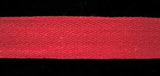 CT13 13mm Geranium Pink Thin Cotton Tape - Ribbonmoon