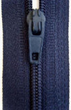 Z4741 21cm Navy Nylon No.3 Closed End Zip - Ribbonmoon