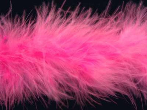 MARAB14 Shocking Pink Marabou String (Swansdown). Turkey Feather - Ribbonmoon