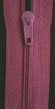 Z0047 18cm Mulberry Pink Nylon No.3 Closed End Zip - Ribbonmoon