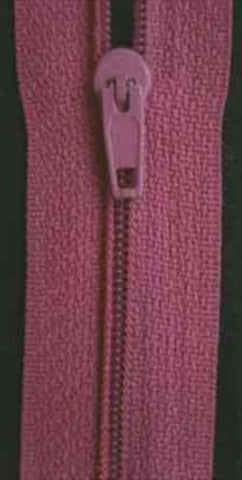 Z0047 18cm Mulberry Pink Nylon No.3 Closed End Zip - Ribbonmoon