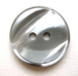 B8111 18mm Tonal Grey Variegated Polyester 2 Hole Button - Ribbonmoon