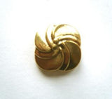 B17560 15mm Gilded Gold Poly Shank Button
