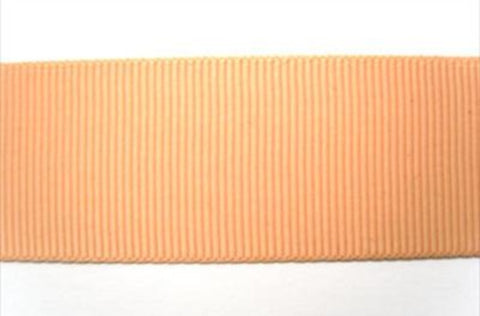 R0855 25mm Peach Grosgrain Ribbon by Offray Panda - Ribbonmoon