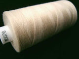 MOON 070 Cream Coates Sewing Thread,Spun Polyester 1000 Yard Spool, 120's - Ribbonmoon