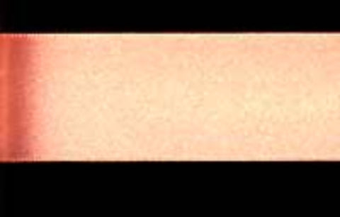 R6021 25mm Peach Melba Double Faced Satin Ribbon by Berisfords - Ribbonmoon