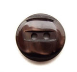 B13109 18mm Tonal Dark Brown Pearlised 2 Hole Button - Ribbonmoon