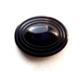 B8141 17mm Tonal Navy Oval and Domed Shank Button - Ribbonmoon