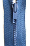 Z4915 YKK 30cm Bright Denim Blue Closed End Zip No.2 Metal Teeth - Ribbonmoon