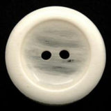 B11794 22mm Frosted White High Gloss 2 Hole Button - Ribbonmoon