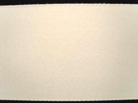 R2151C 50mm Pale Cream Single Sided Thick Satin Ribbon by Berisfords - Ribbonmoon