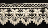 L468 55mm Ivory Guipure Lace - Ribbonmoon